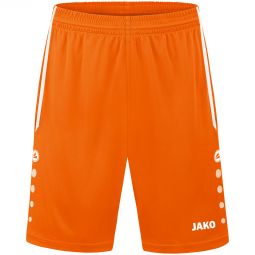 JAKO Short Allround 4499 Orange Blanc