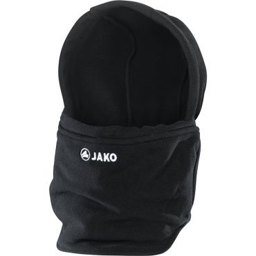 JAKO Cache-cou avec Chapeau 1293 Noir