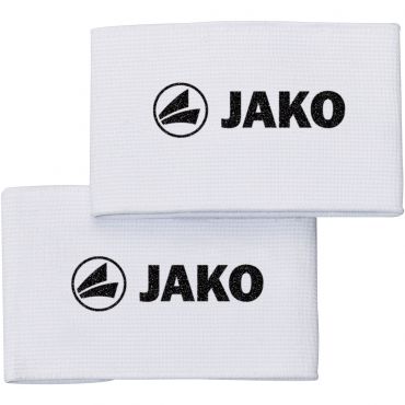 JAKO Elastique Velcro pour Protege-Tibias 2124 Blanc
