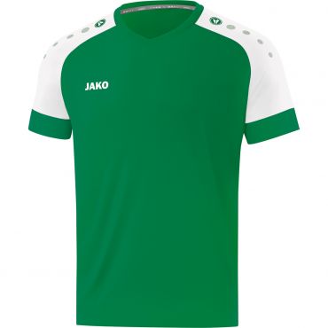 JAKO Maillot Champ 2.0 KM 4220 Vert Blanc