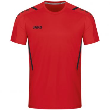 JAKO T-shirt Challenge 4221 Rood Zwart 