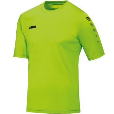 JAKO Maillot Team KM 4233 Vert Fluo