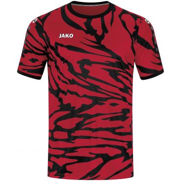 JAKO Shirt Animal MC 4242 Rouge Noir