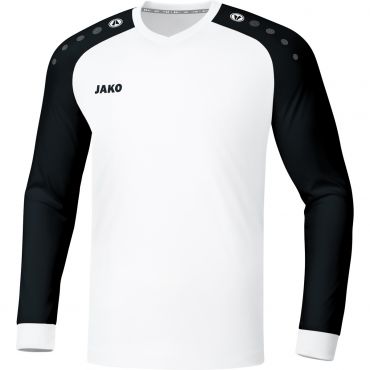 JAKO Maillot Champ 2.0 ML 4320 Blanc Noir 