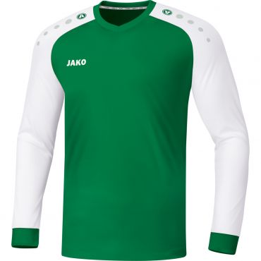 JAKO Maillot Champ 2.0 ML 4320 Vert Blanc 