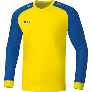 JAKO Maillot Champ 2.0 ML 4320 Jaune Bleu 