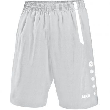 JAKO Short Turin 4462 Grisargent Blanc