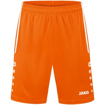 JAKO Short Allround 4499 Orange Blanc