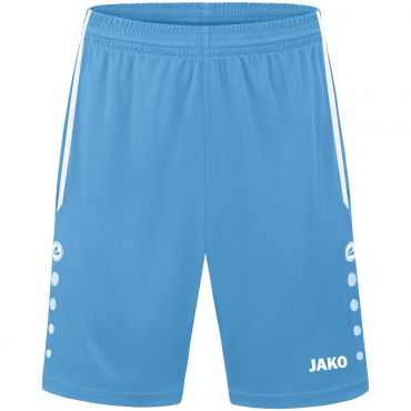 JAKO Short Allround 4499 Bleu Ciel Blanc