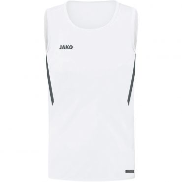 JAKO Tanktop Challenge 6021 Blanc Griis