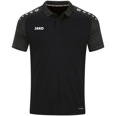 JAKO Polo Performance 6322 Noir Anthracite 