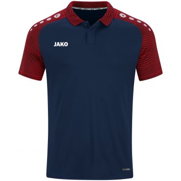 JAKO Polo Performance 6322 Marine Rouge 