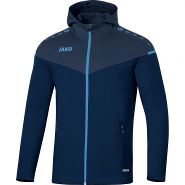 JAKO Veste à Capuchon Champ 2.0 6820 Bleu Ciel Marine