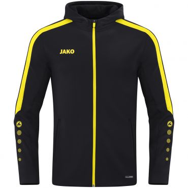 JAKO Veste avec Capuchon Power 6823 Noir Jaune