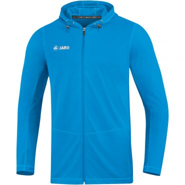 JAKO Veste à Capuchon Run 2.0 Bleu