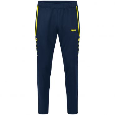 JAKO Pantalon d'entrainement Allround 8489 Marine Fluo Jaune