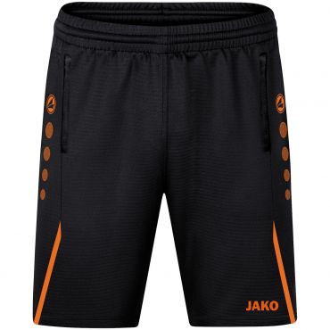JAKO Short d'entrainement Challenge 8521 Noir Orange