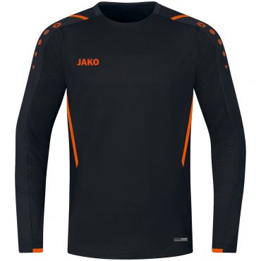 JAKO Sweat Challenge Noir Orange 