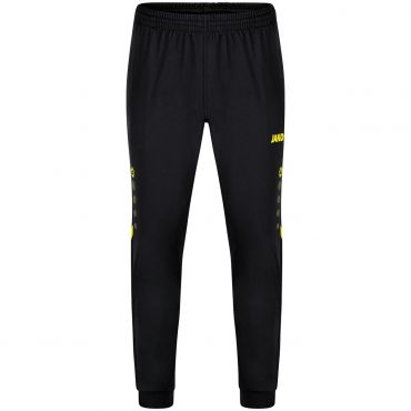 JAKO Pantalon Polyester Challenge 9221 Noir Jaune