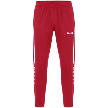 JAKO Pantalon d'entrainement Power 9223 Rouge Blanc