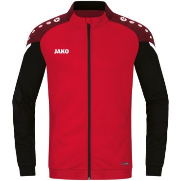 JAKO Veste à Polyester Performance 9322 Rouge Noir