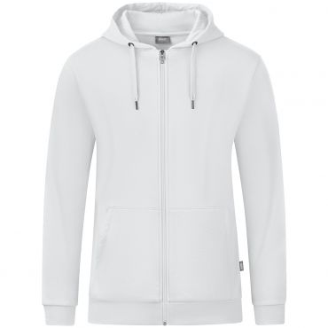 JAKO Veste avec Capuchon Organic C6820 Blanc | Jakosports.fr