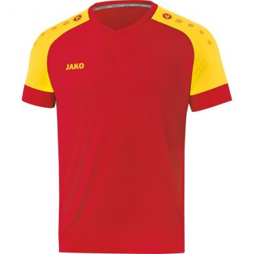 JAKO Maillot Champ 2.0 MC 4220 Rouge Jaune