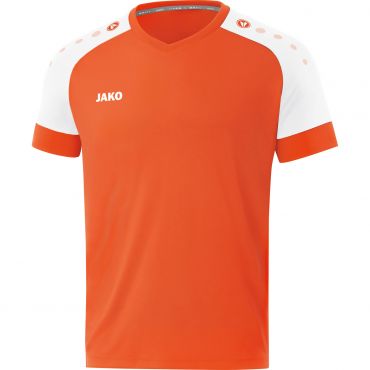 JAKO Maillot Champ 2.0 MC 4220 Orange Blanc 